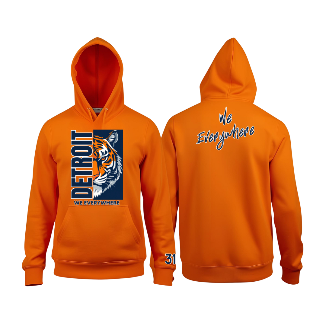 Detroit We Everywhere Tigers Hoodie