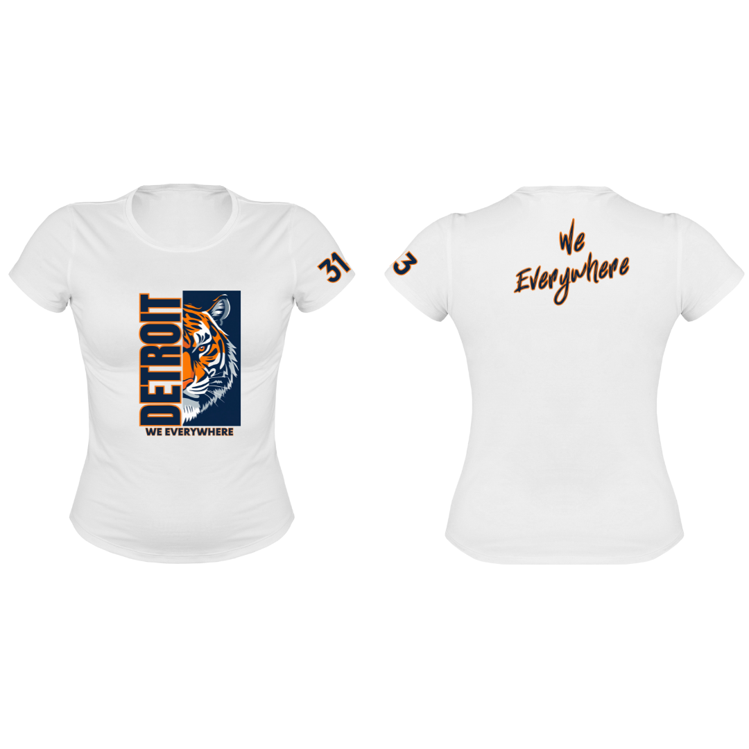 Detroit We Everywhere Women's Tiger T-Shirt