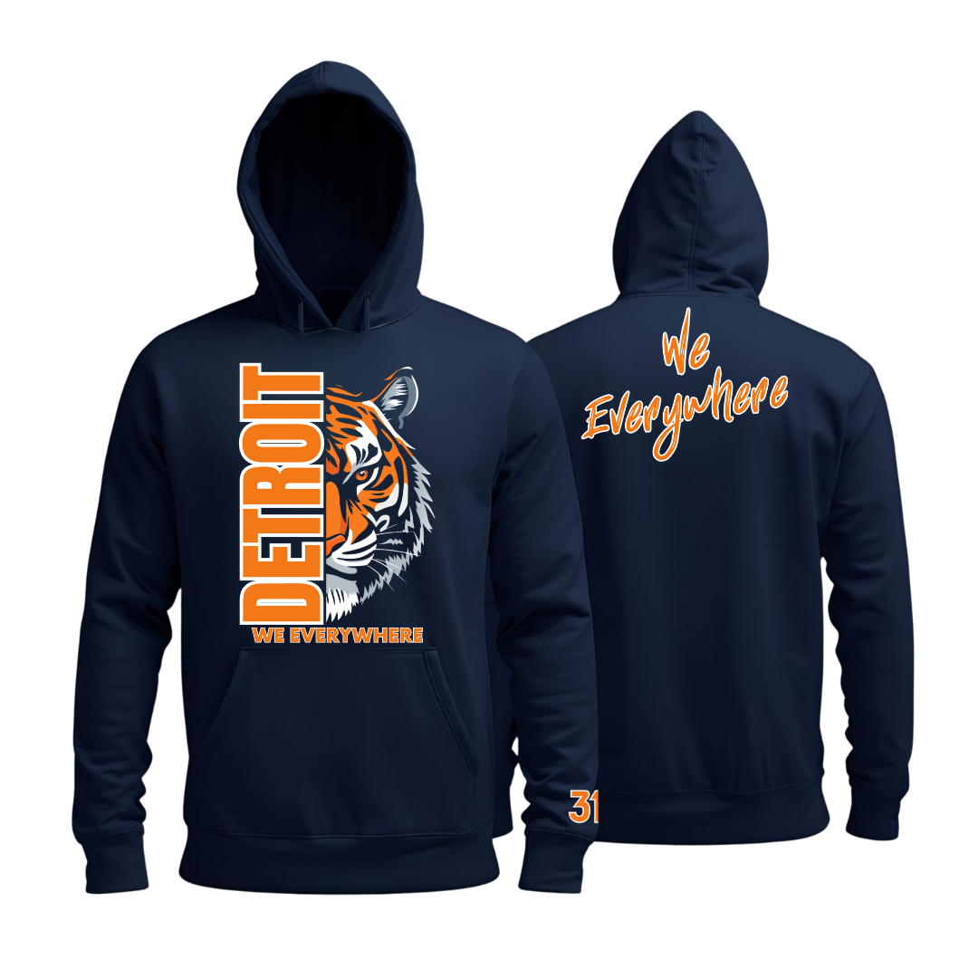 Detroit We Everywhere Tigers Hoodie