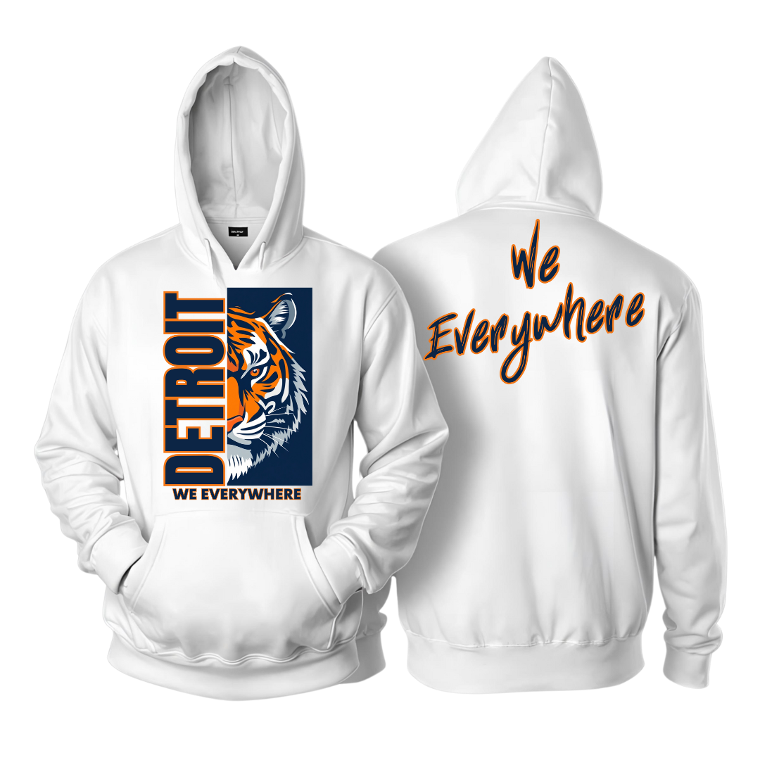 Detroit We Everywhere Tigers Hoodie