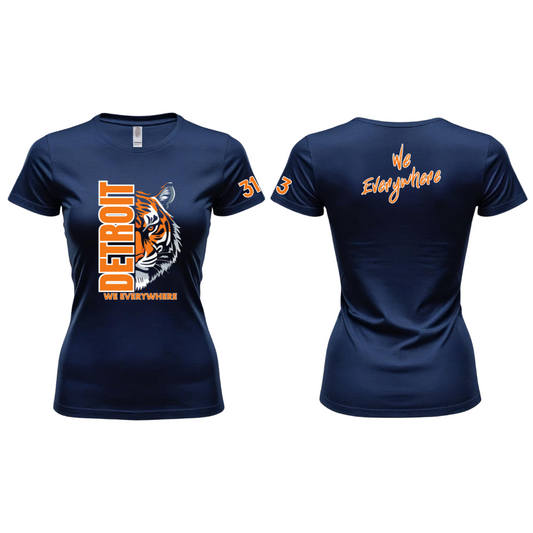 Detroit We Everywhere Women's Tiger T-Shirt