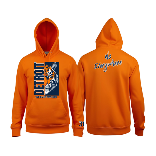 Detroit We Everywhere Tigers Hoodie