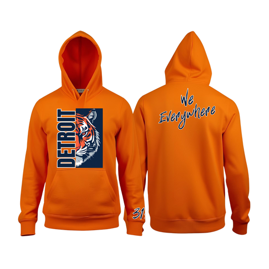 Detroit We Everywhere Tiger Hoodie