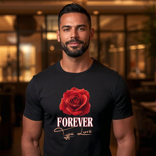 Forever Type Love 1 - Heavyweight 6oz T-Shirt